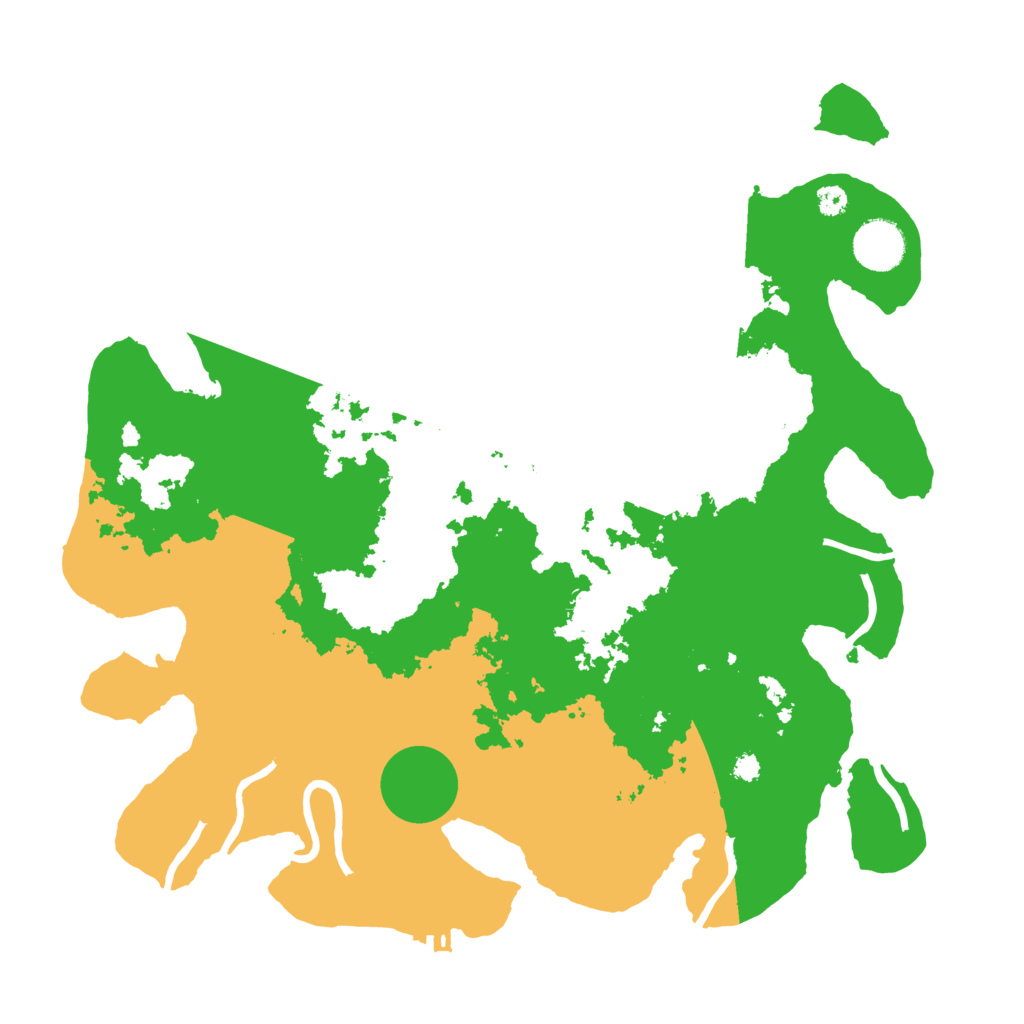 Biome Rust Map: Procedural Map, Size: 3500, Seed: 41118