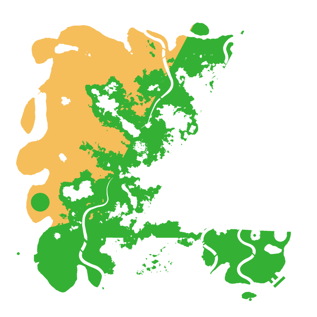 Biome Rust Map: Procedural Map, Size: 4500, Seed: 326057645