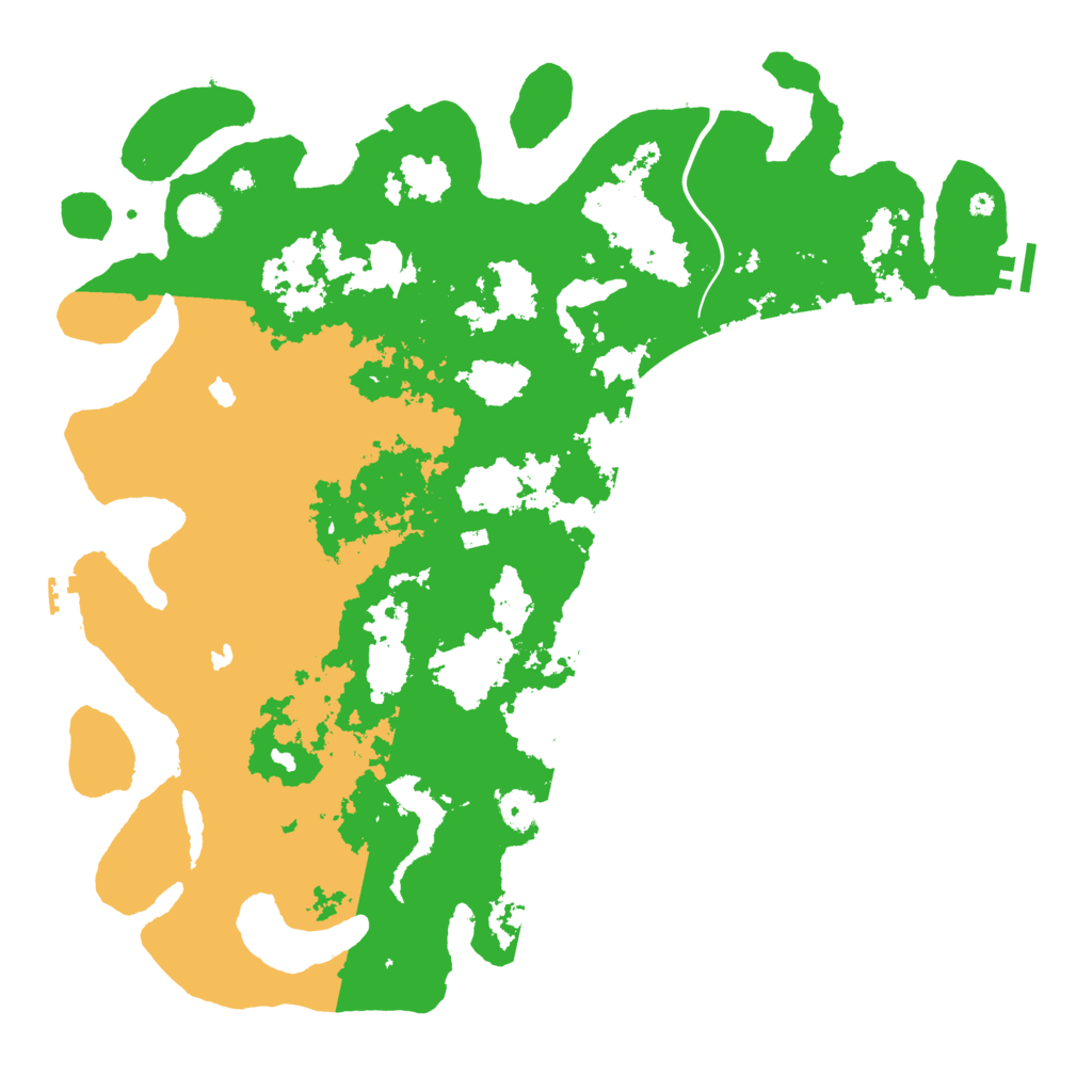 Biome Rust Map: Procedural Map, Size: 4500, Seed: 12941004