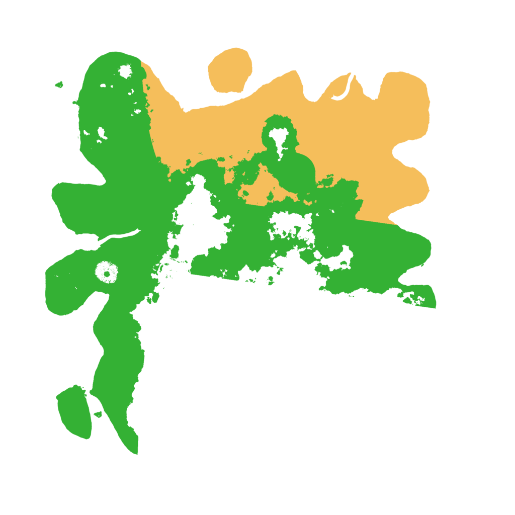 Biome Rust Map: Procedural Map, Size: 3500, Seed: 24573651