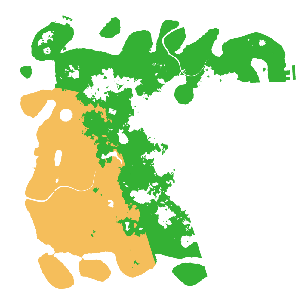 Biome Rust Map: Procedural Map, Size: 4300, Seed: 1828791409