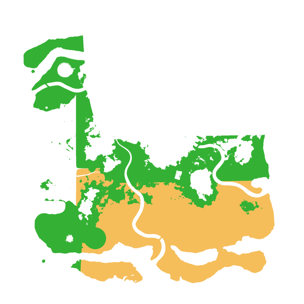 Biome Rust Map: Procedural Map, Size: 3700, Seed: 1810377914