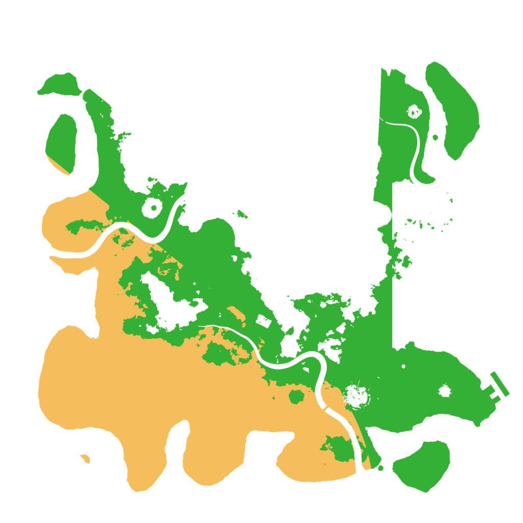 Biome Rust Map: Procedural Map, Size: 3850, Seed: 474452565