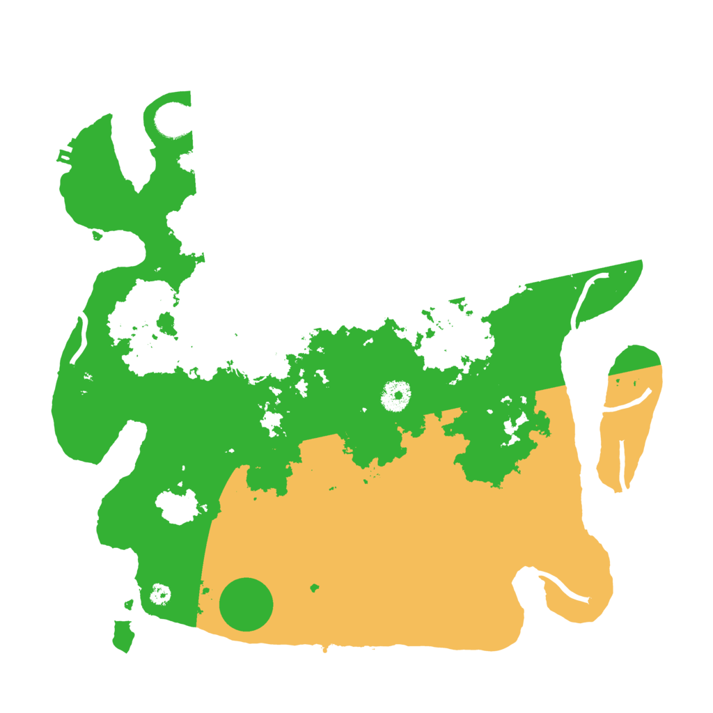 Biome Rust Map: Procedural Map, Size: 3500, Seed: 1645302522