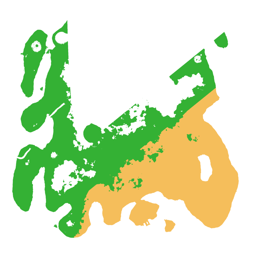Biome Rust Map: Procedural Map, Size: 3700, Seed: 739284696