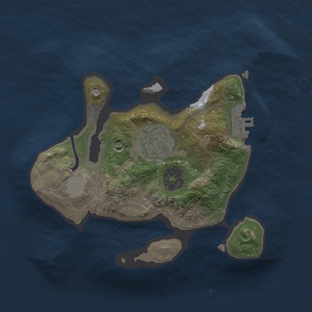 Rust Map: Procedural Map, Size: 2000, Seed: 20221114, 7 Monuments