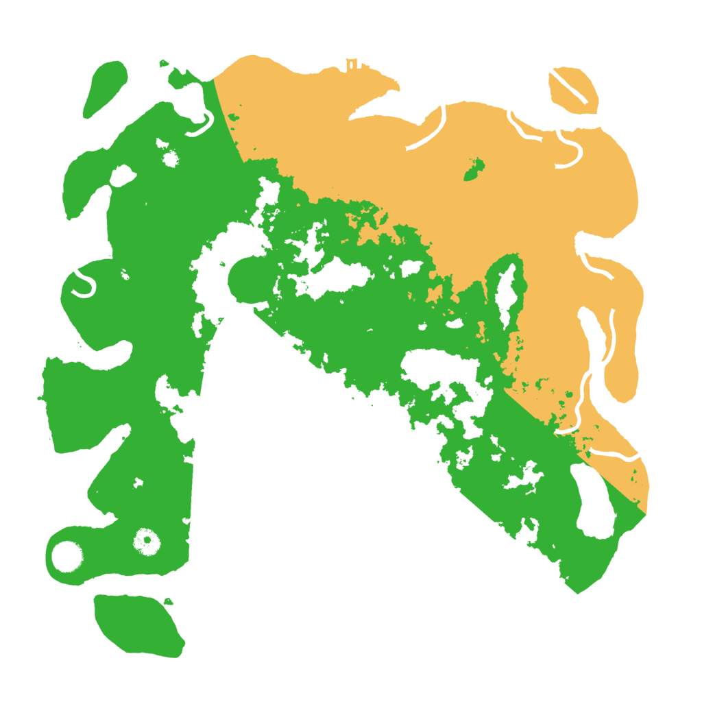 Biome Rust Map: Procedural Map, Size: 4000, Seed: 596056