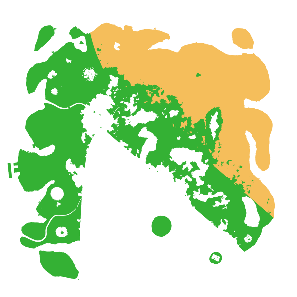 Biome Rust Map: Procedural Map, Size: 4000, Seed: 596056