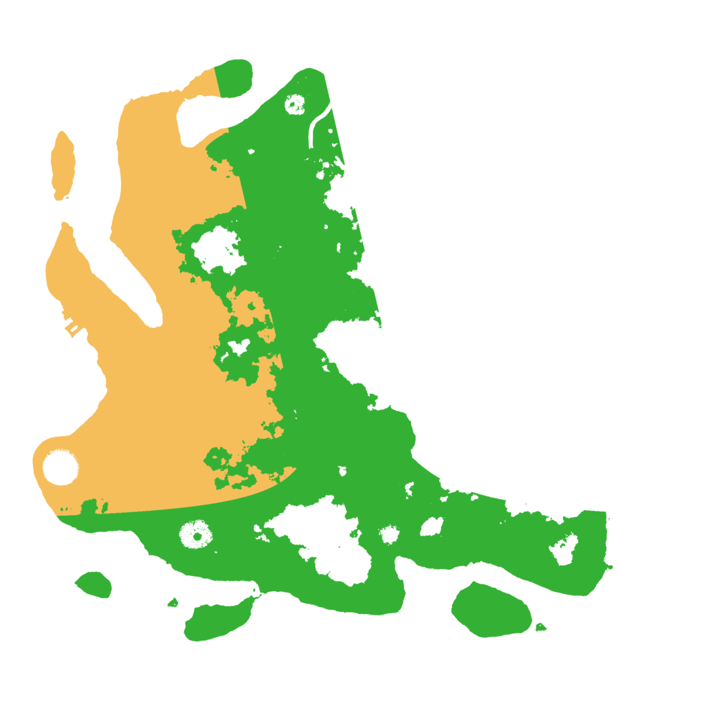 Biome Rust Map: Procedural Map, Size: 3500, Seed: 98633015