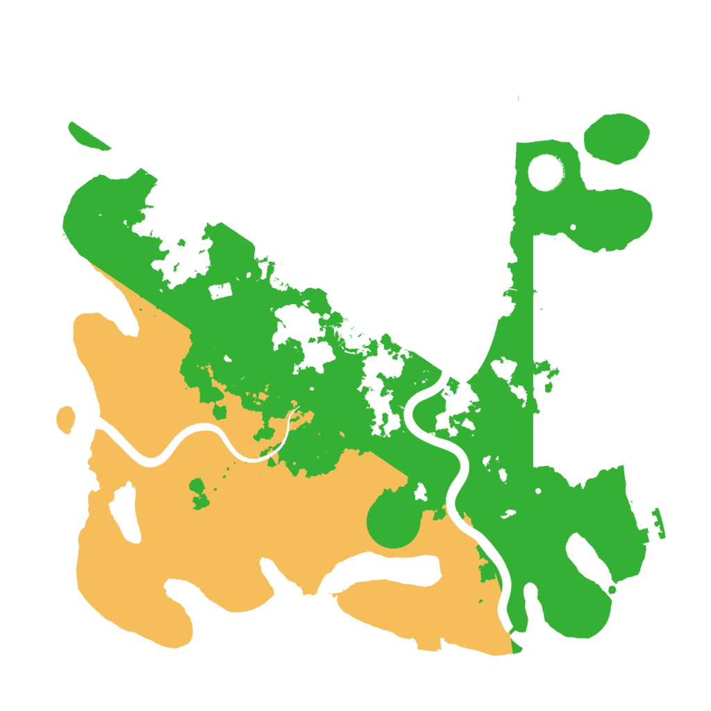 Biome Rust Map: Procedural Map, Size: 3500, Seed: 777666