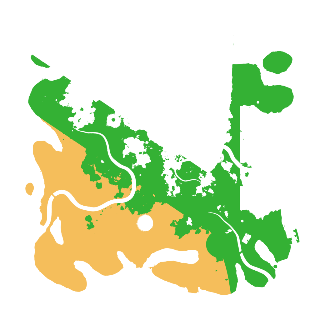 Biome Rust Map: Procedural Map, Size: 3500, Seed: 777666