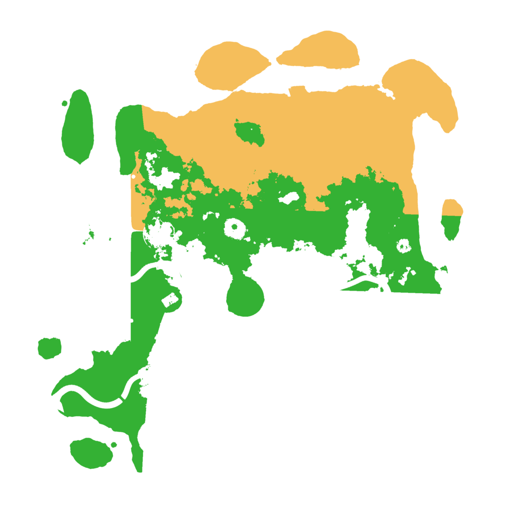 Biome Rust Map: Procedural Map, Size: 3700, Seed: 2019926851