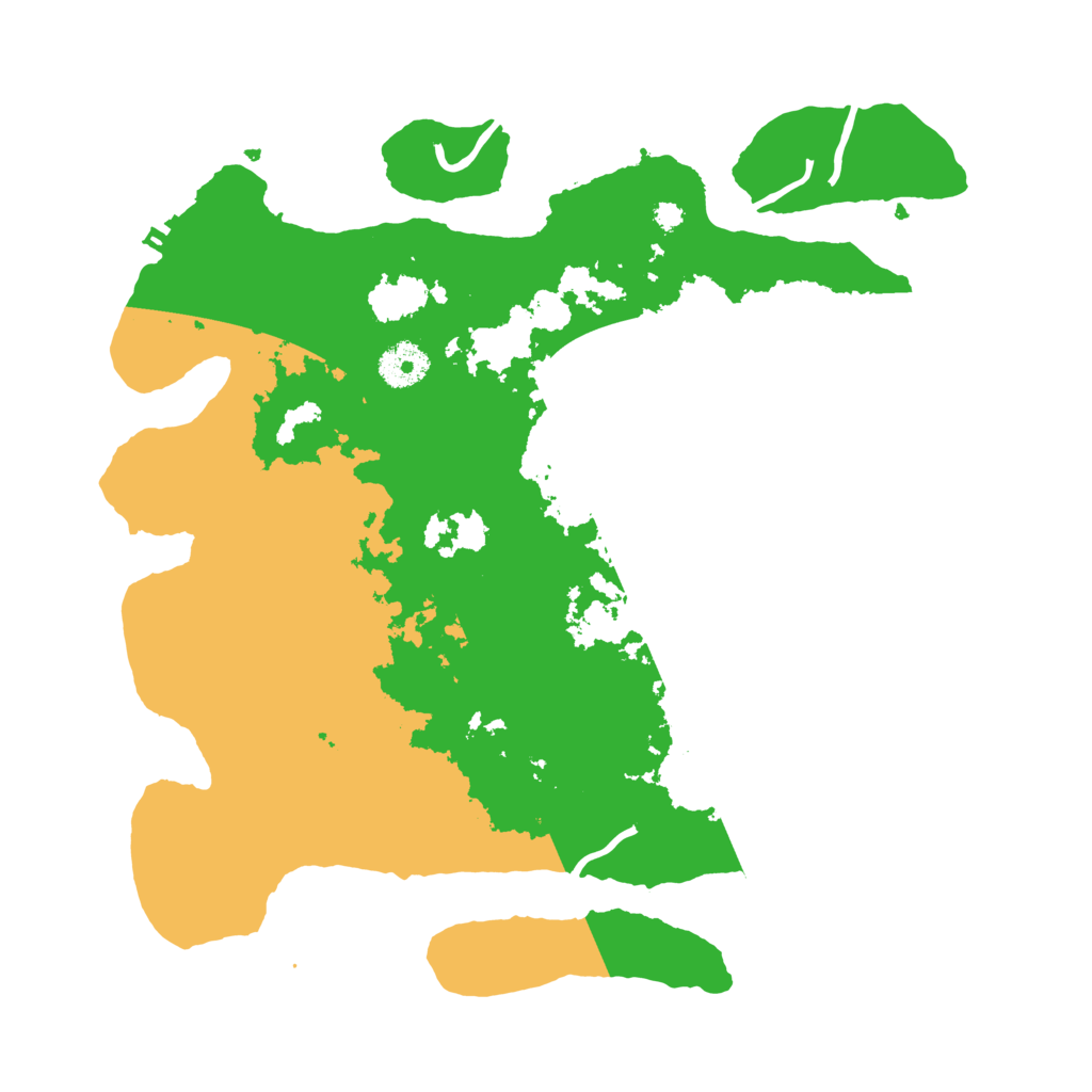 Biome Rust Map: Procedural Map, Size: 3500, Seed: 91067340
