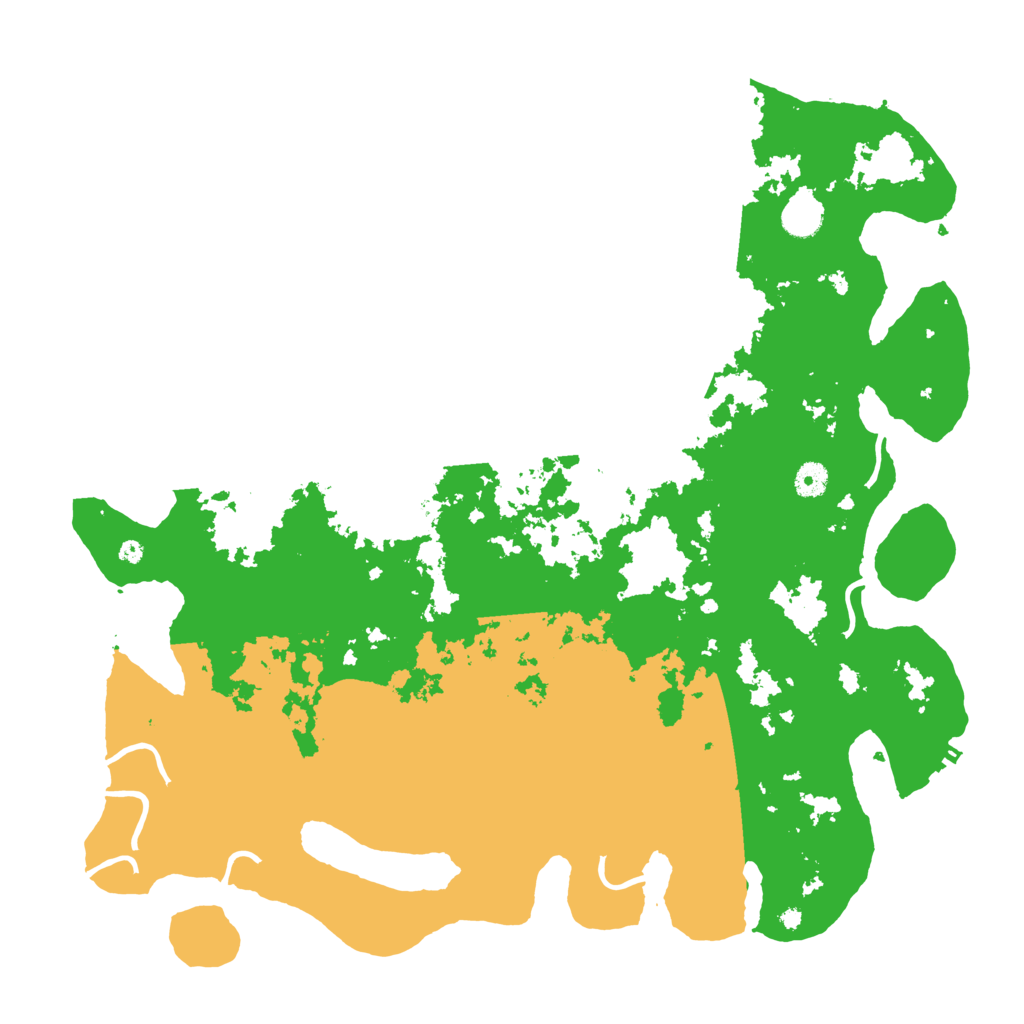 Biome Rust Map: Procedural Map, Size: 4500, Seed: 2030618657