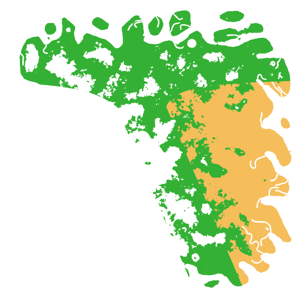 Biome Rust Map: Procedural Map, Size: 6000, Seed: 6359