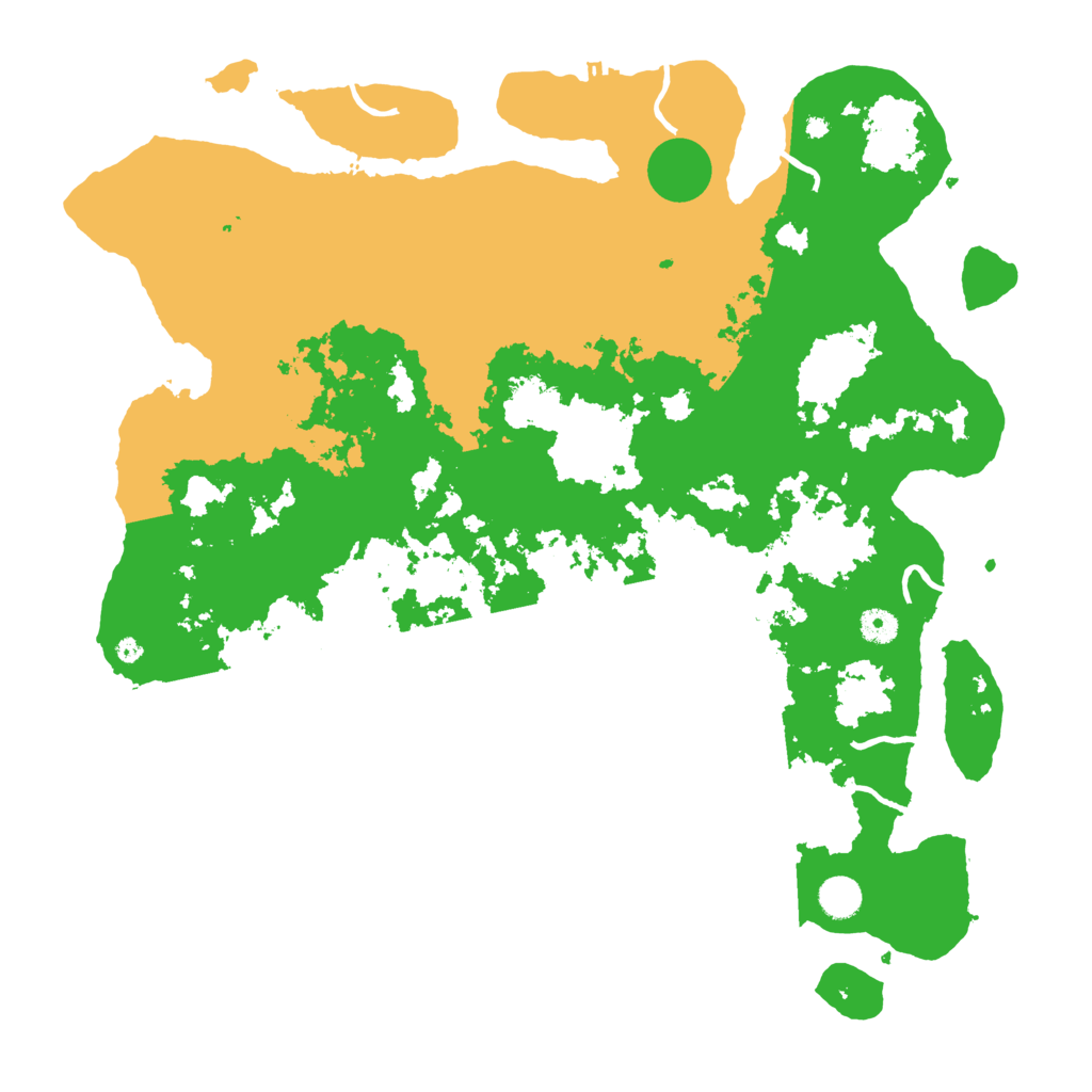 Biome Rust Map: Procedural Map, Size: 4500, Seed: 473915