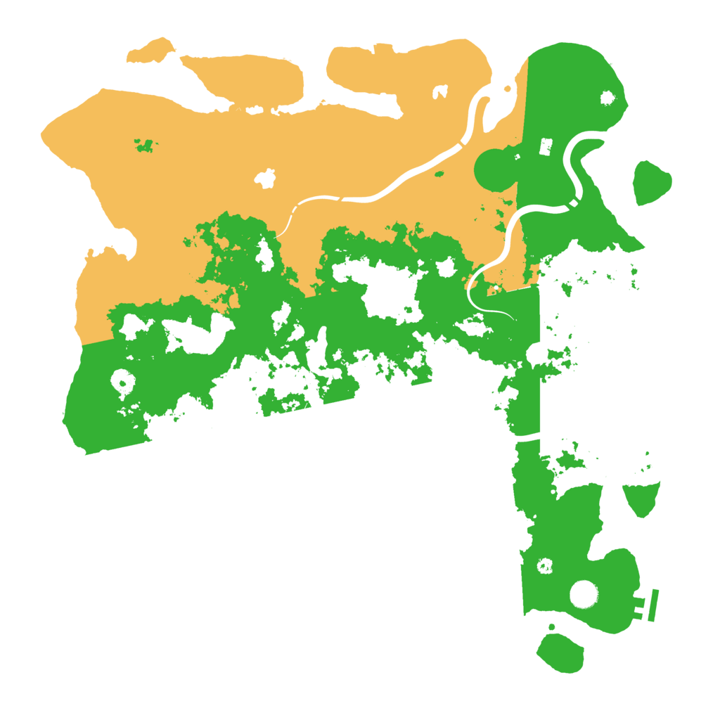 Biome Rust Map: Procedural Map, Size: 4500, Seed: 473915