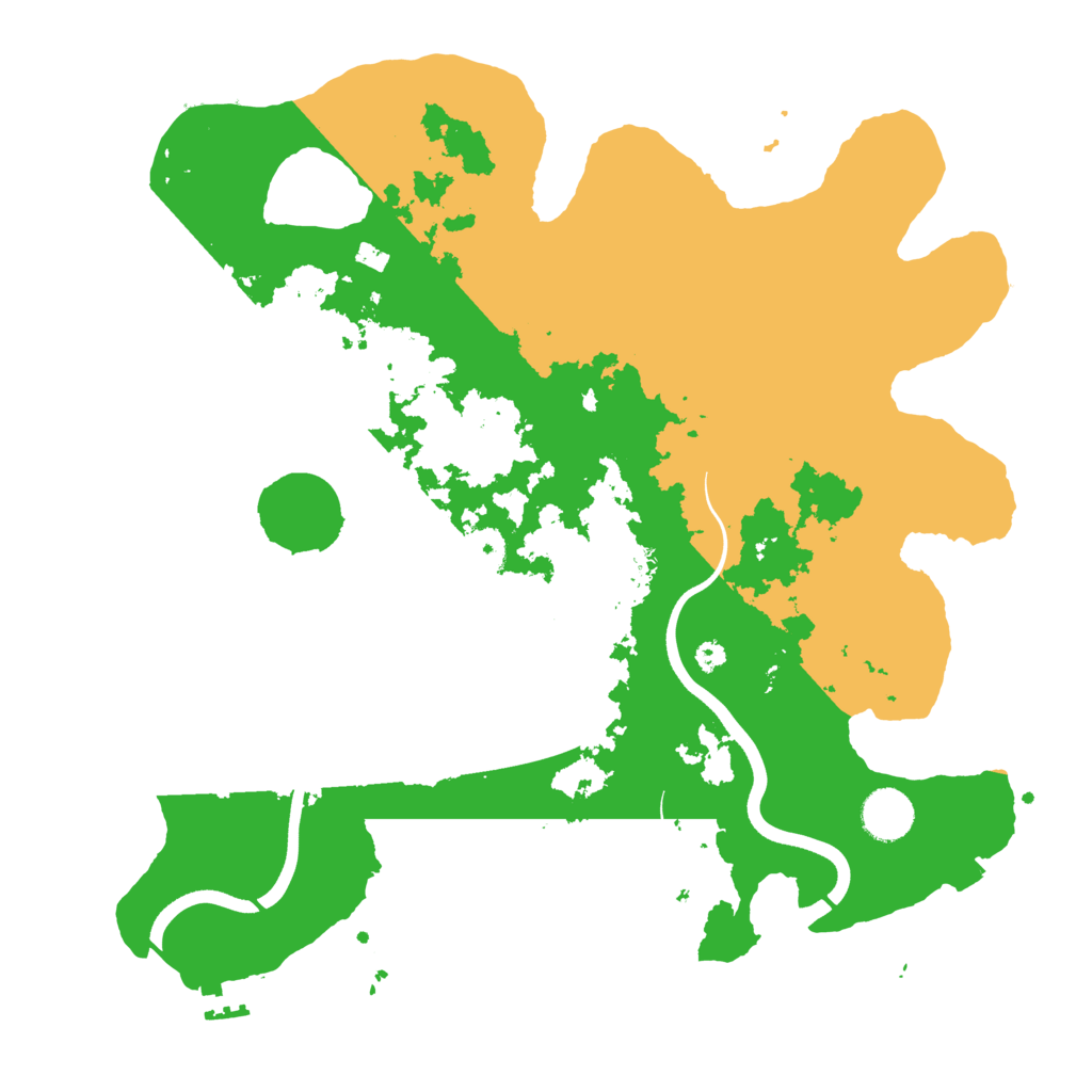 Biome Rust Map: Procedural Map, Size: 3700, Seed: 1420569713