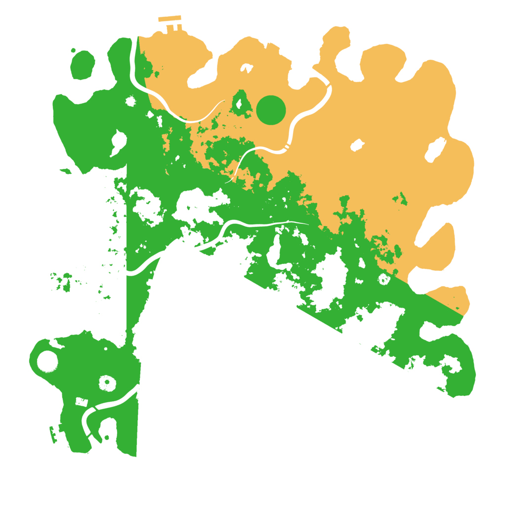 Biome Rust Map: Procedural Map, Size: 4500, Seed: 190172995