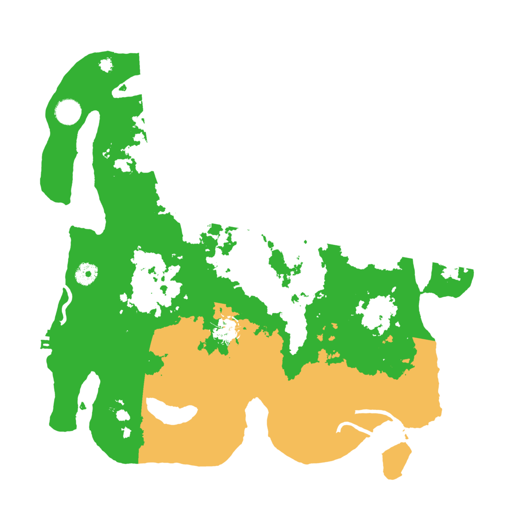 Biome Rust Map: Procedural Map, Size: 3500, Seed: 2734962