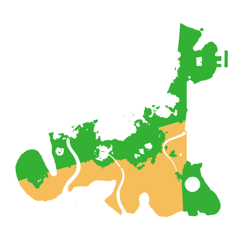 Biome Rust Map: Procedural Map, Size: 3000, Seed: 27783