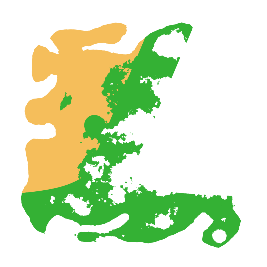 Biome Rust Map: Barren, Size: 3500, Seed: 124253