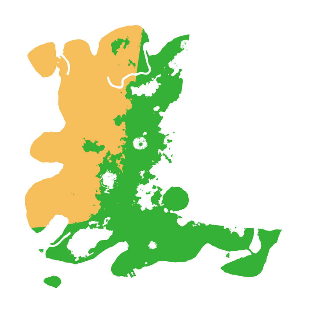 Biome Rust Map: Procedural Map, Size: 3500, Seed: 27532708