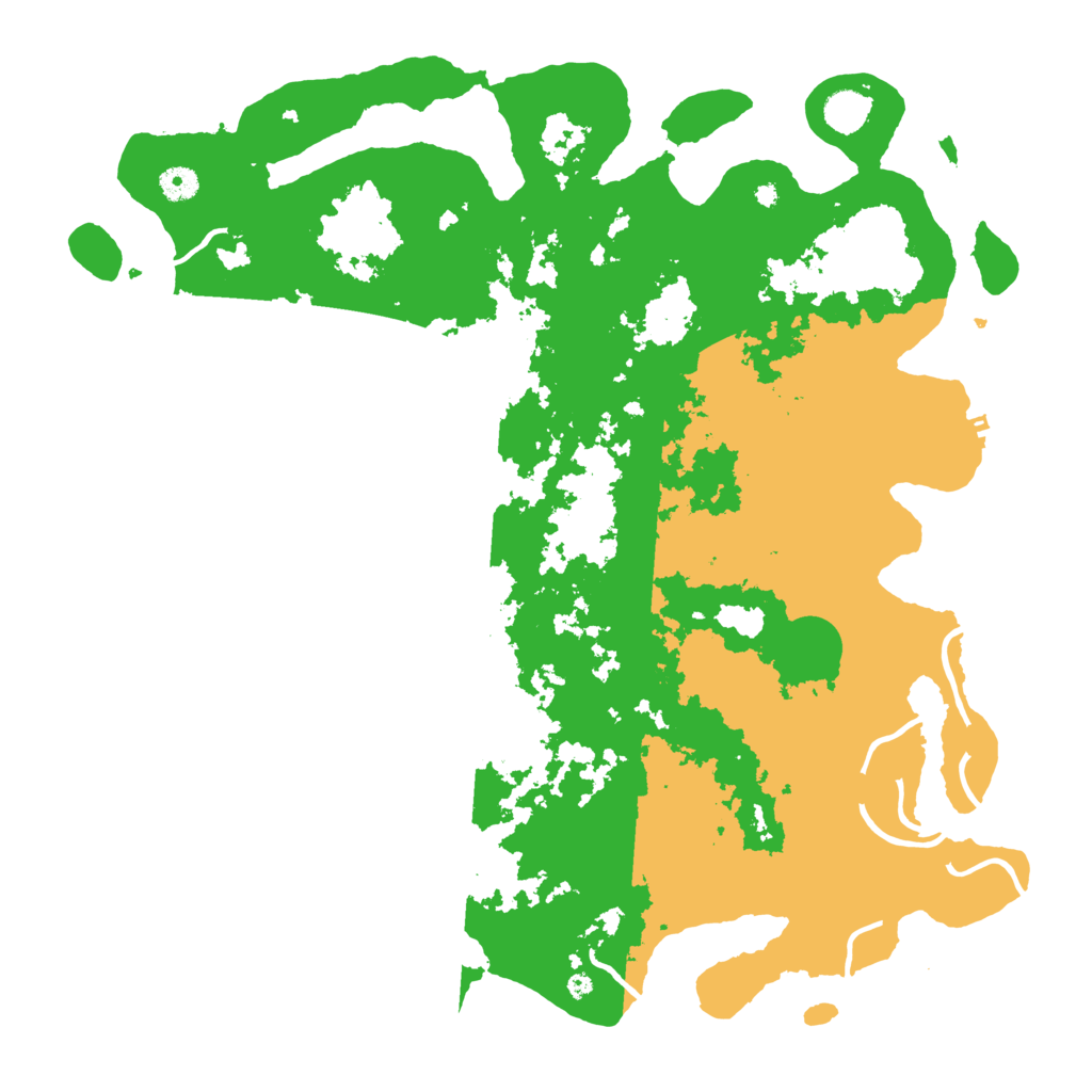 Biome Rust Map: Procedural Map, Size: 4500, Seed: 951671613