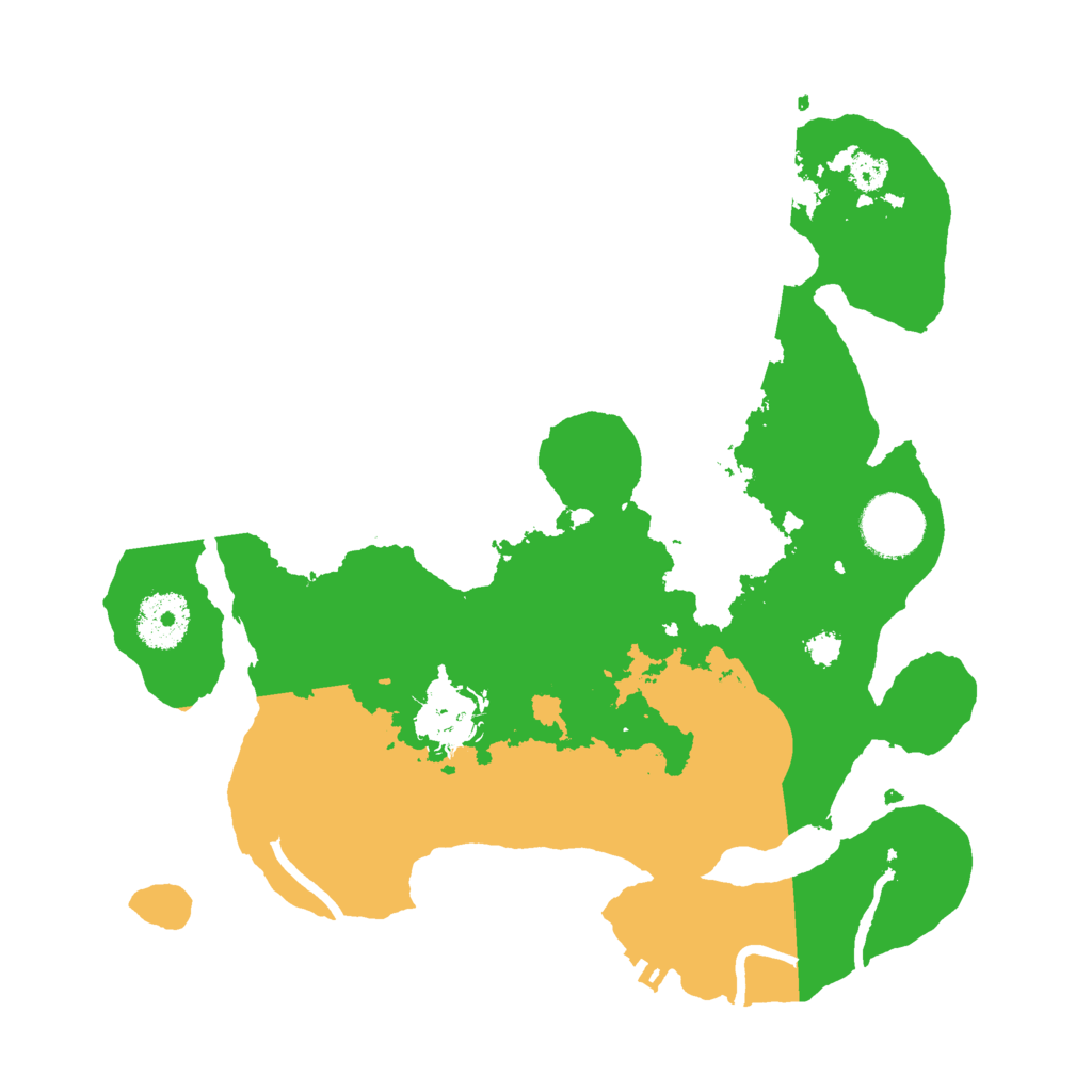 Biome Rust Map: Procedural Map, Size: 3000, Seed: 2061490692