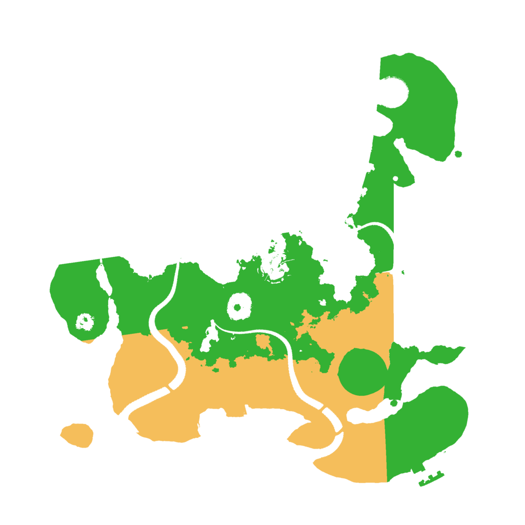 Biome Rust Map: Procedural Map, Size: 3000, Seed: 2061490692