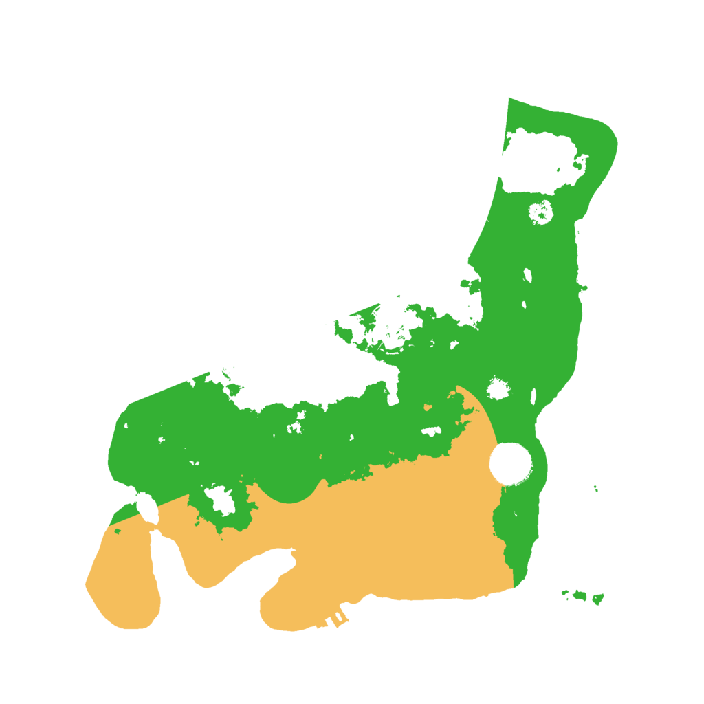 Biome Rust Map: Procedural Map, Size: 3000, Seed: 81268