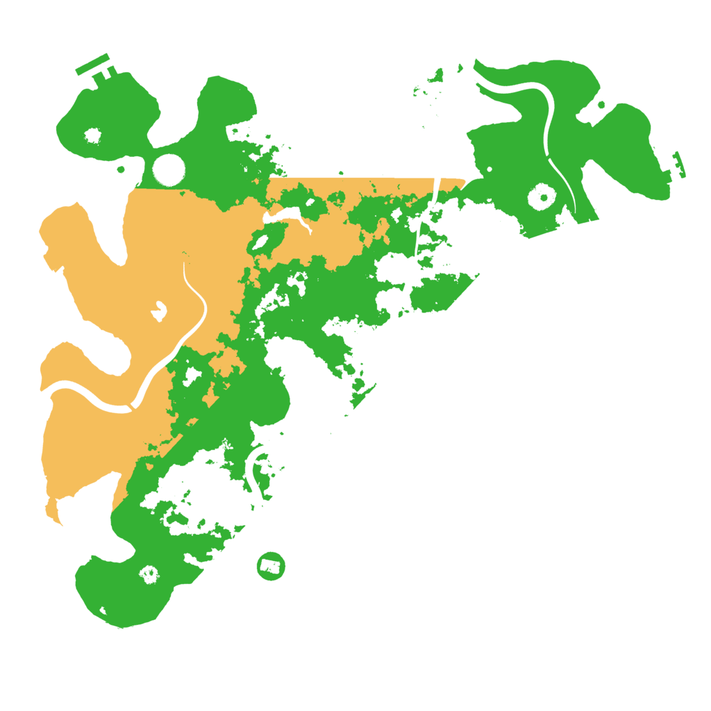 Biome Rust Map: Procedural Map, Size: 4000, Seed: 35121014