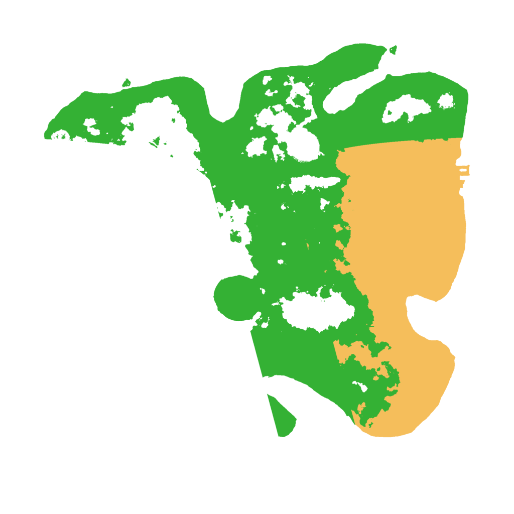 Biome Rust Map: Procedural Map, Size: 3000, Seed: 10557