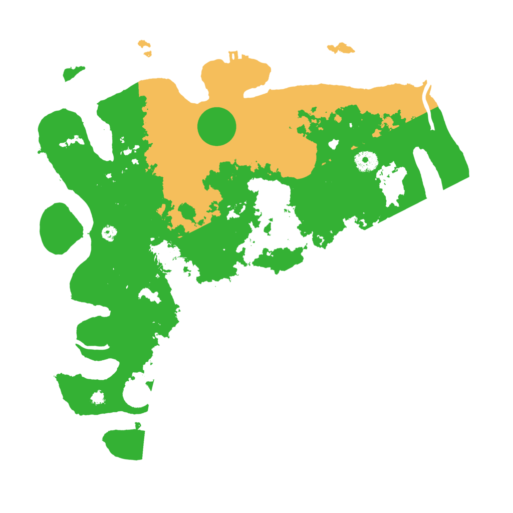 Biome Rust Map: Procedural Map, Size: 3500, Seed: 468934