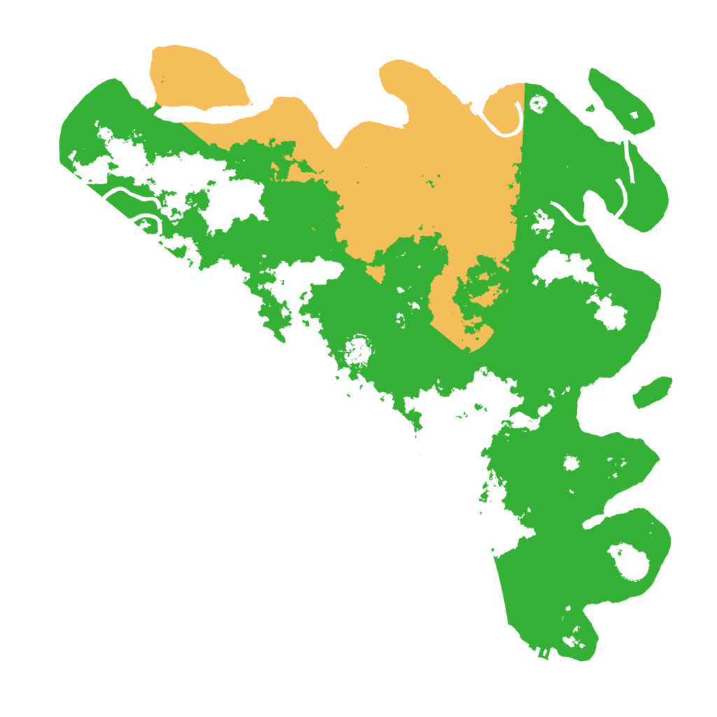 Biome Rust Map: Procedural Map, Size: 4250, Seed: 1303431085