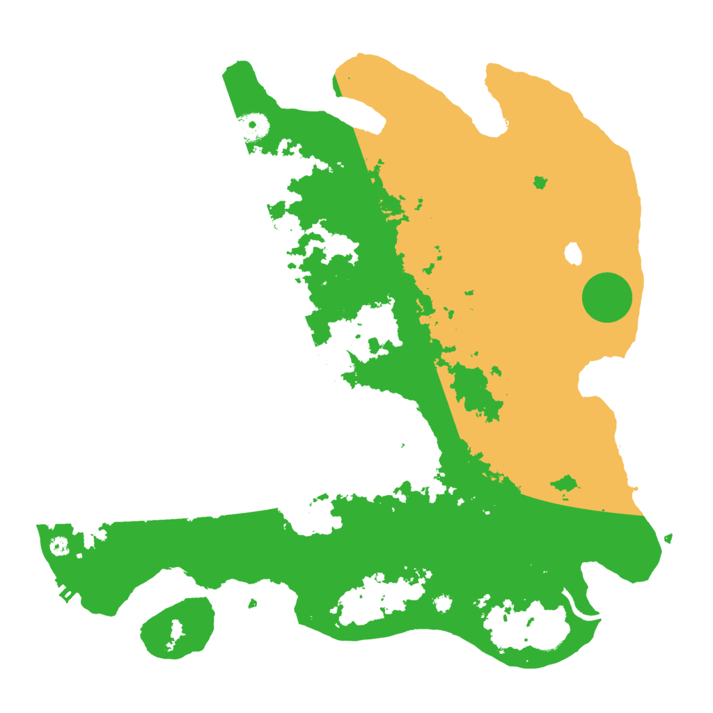 Biome Rust Map: Procedural Map, Size: 3750, Seed: 2342454