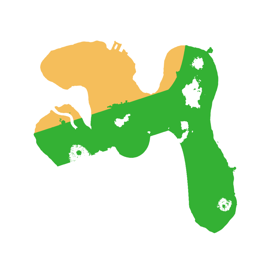 Biome Rust Map: Procedural Map, Size: 2000, Seed: 2458