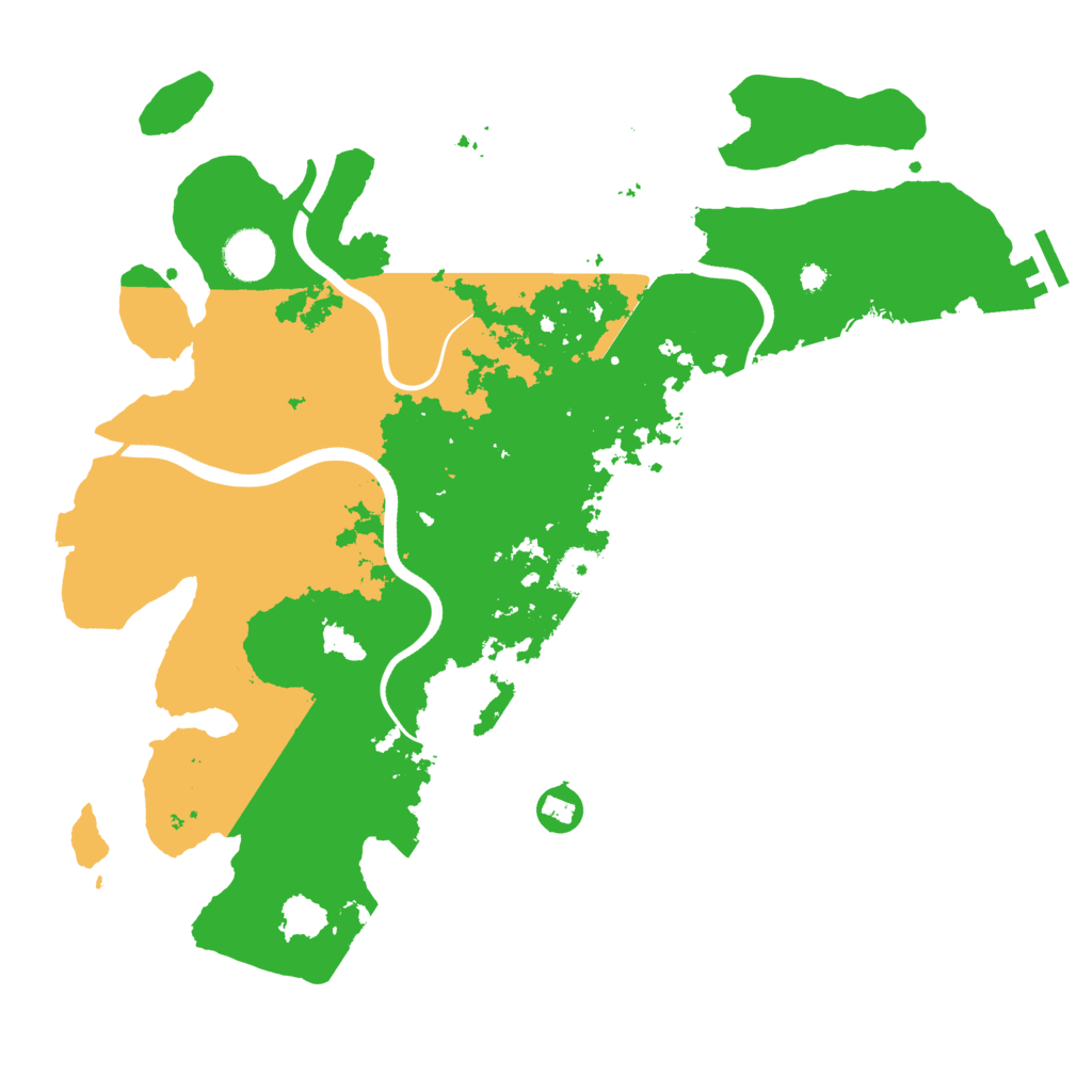 Biome Rust Map: Procedural Map, Size: 3750, Seed: 8172693