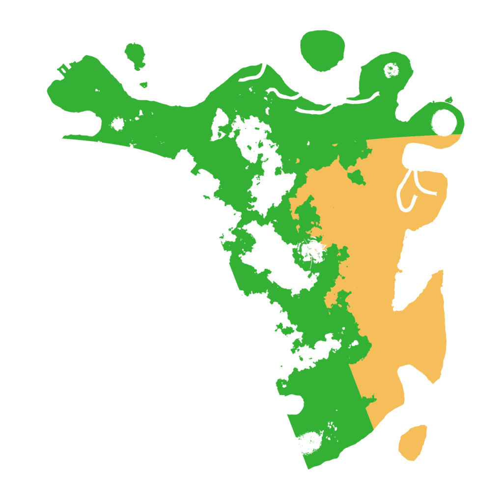 Biome Rust Map: Procedural Map, Size: 3500, Seed: 61066691
