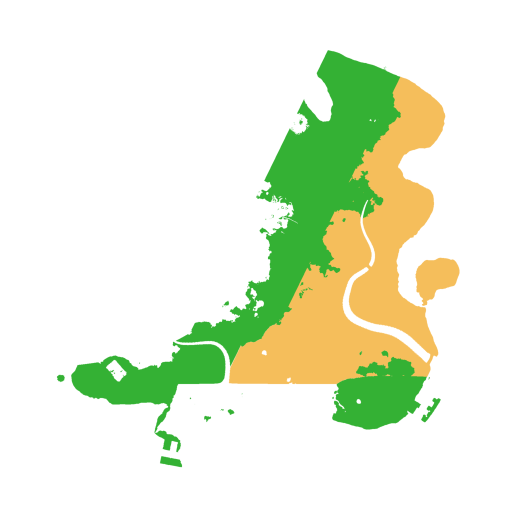 Biome Rust Map: Procedural Map, Size: 2800, Seed: 1919