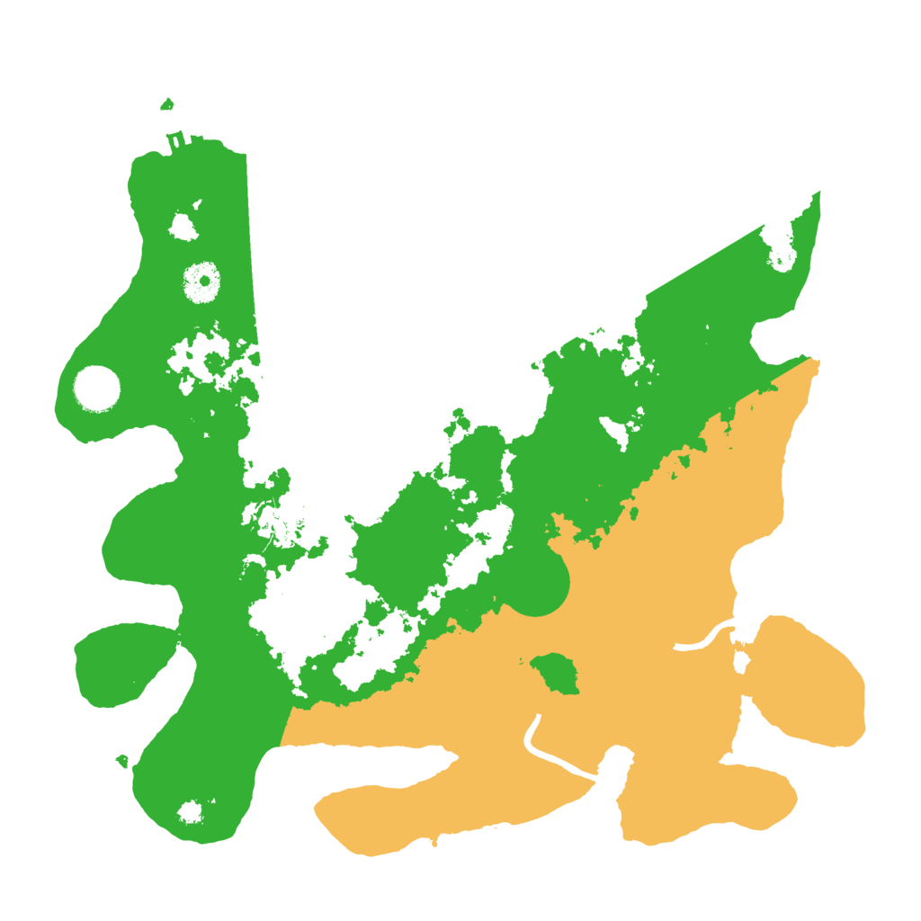 Biome Rust Map: Procedural Map, Size: 3500, Seed: 2057401206