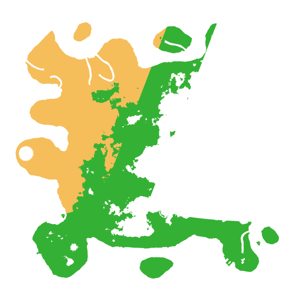 Biome Rust Map: Procedural Map, Size: 3700, Seed: 183442187