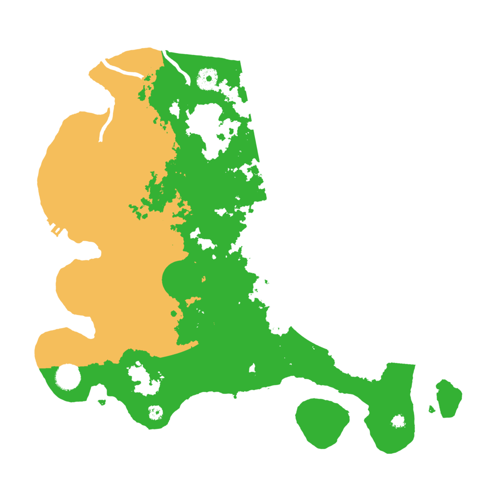 Biome Rust Map: Procedural Map, Size: 3500, Seed: 814244612