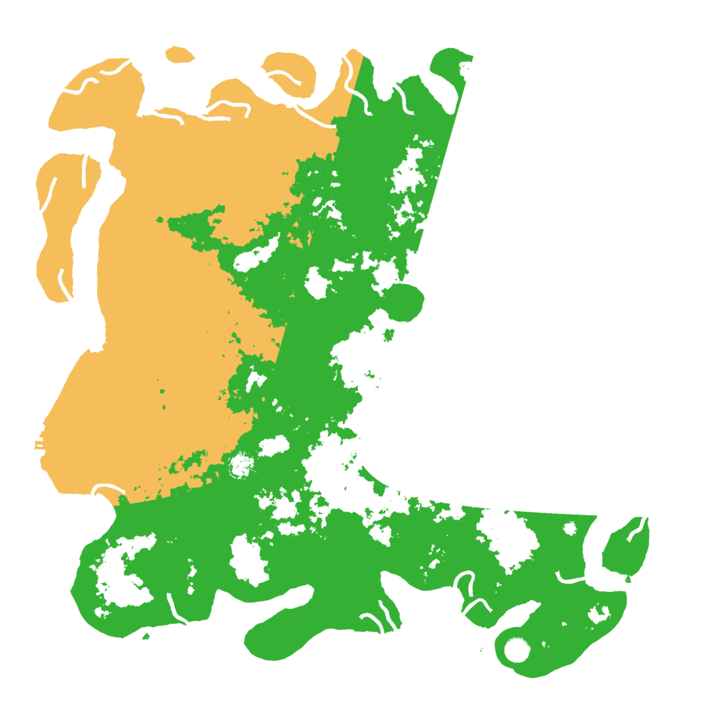 Biome Rust Map: Procedural Map, Size: 5000, Seed: 46594883