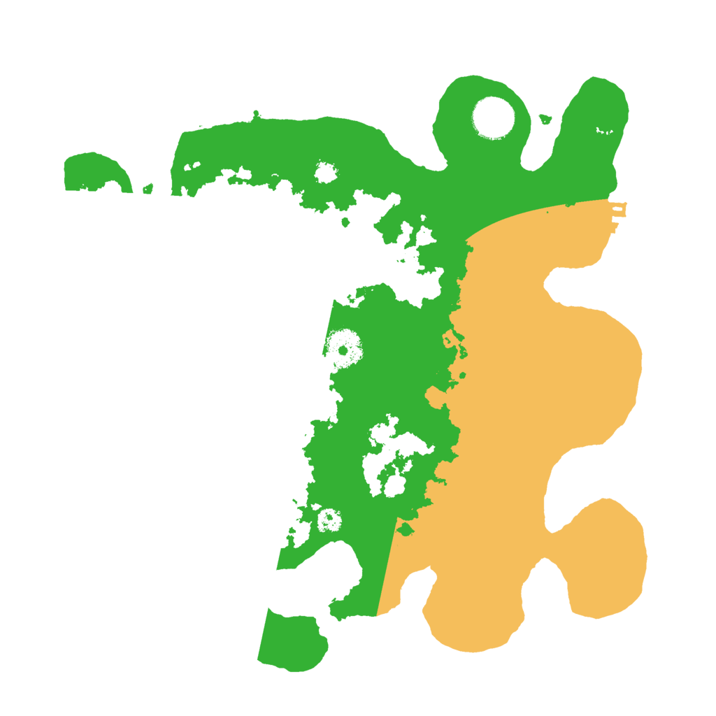 Biome Rust Map: Procedural Map, Size: 3000, Seed: 1623264