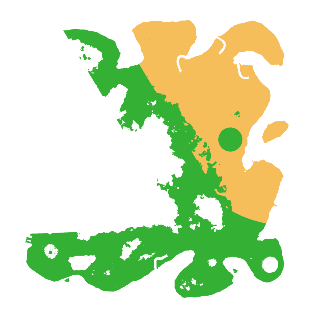 Biome Rust Map: Procedural Map, Size: 3500, Seed: 10507234