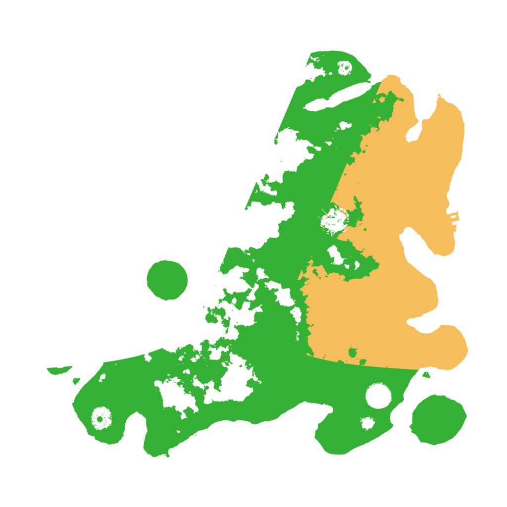 Biome Rust Map: Procedural Map, Size: 3500, Seed: 937670036