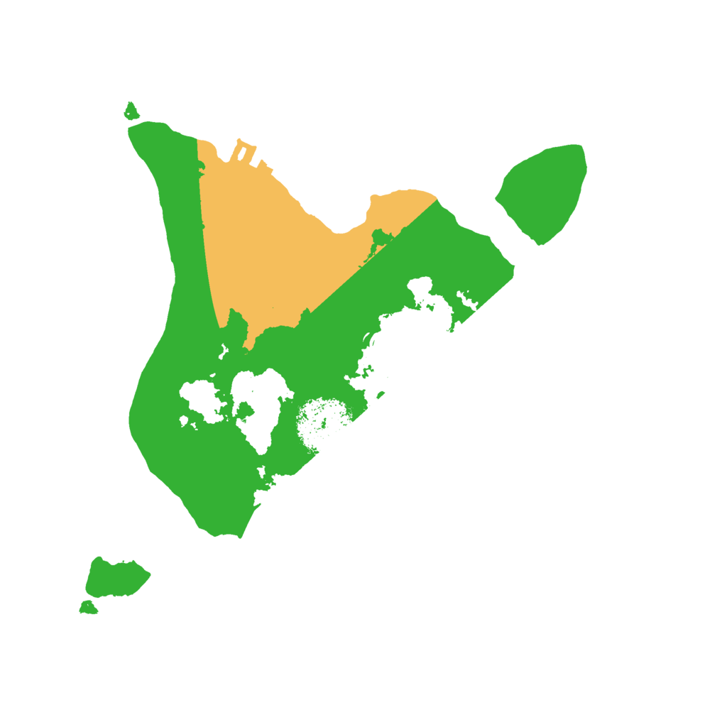 Biome Rust Map: Procedural Map, Size: 2150, Seed: 111