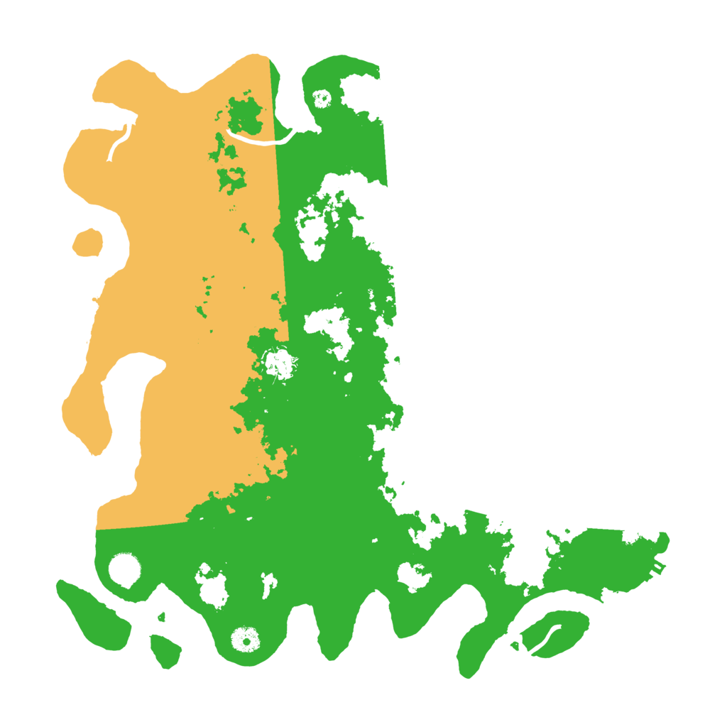 Biome Rust Map: Procedural Map, Size: 4000, Seed: 110208
