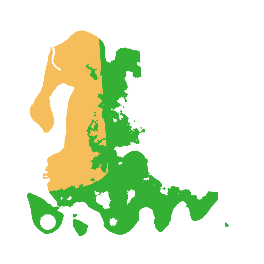 Biome Rust Map: Procedural Map, Size: 3000, Seed: 110208